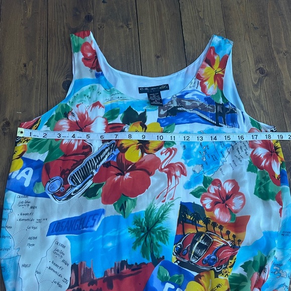 C. A. Sport magic silk California road-trip maxi dress size medium - Picture 4 of 4